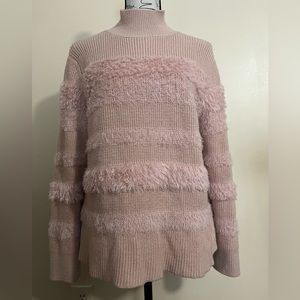 Mock Turtleneck Knit Sweater